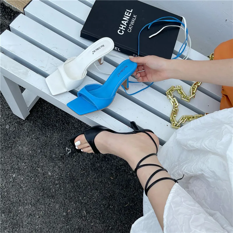 HD 828-42 DEleventh Shoes women high heel shoes ladies summer sandals Lace Strap Up Heels PU Square Toe High Heel Shoes Blue, White black yellow rose red
HD 828-42 DEleventh Shoes women high heel shoes ladies summer sandals Lace Strap Up Heels PU Square Toe High Heel Shoes Blue, White black yellow rose red