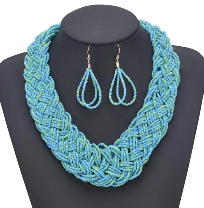 CDN00184 Fashion jewelry set Bohemian jewelry set Beads necklace and earrings set Can mix colors, As photo
CDN00184 Fashion jewelry set Bohemian jewelry set Beads necklace and earrings set Can mix colors, As photo