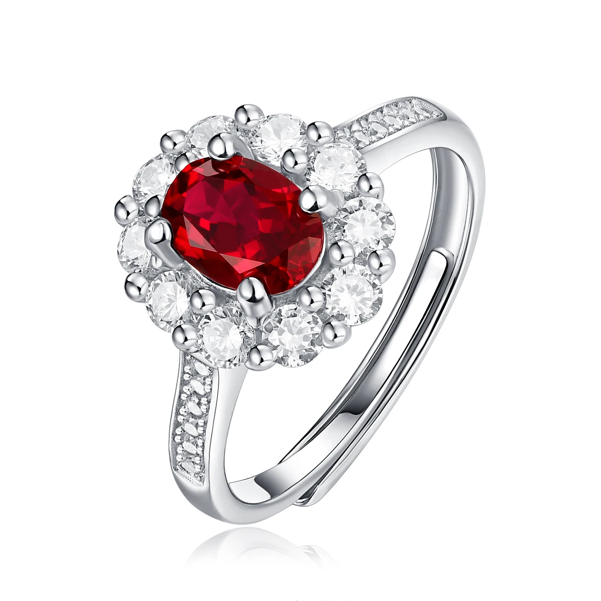 Real Pure 925 Sterling Silver Rings For Women Oval Ruby Stone Rings Around Dazzling Zircon Jewelry Rings For Women Gift
Real Pure 925 Sterling Silver Rings For Women Oval Ruby Stone Rings Around Dazzling Zircon Jewelry Rings For Women Gift