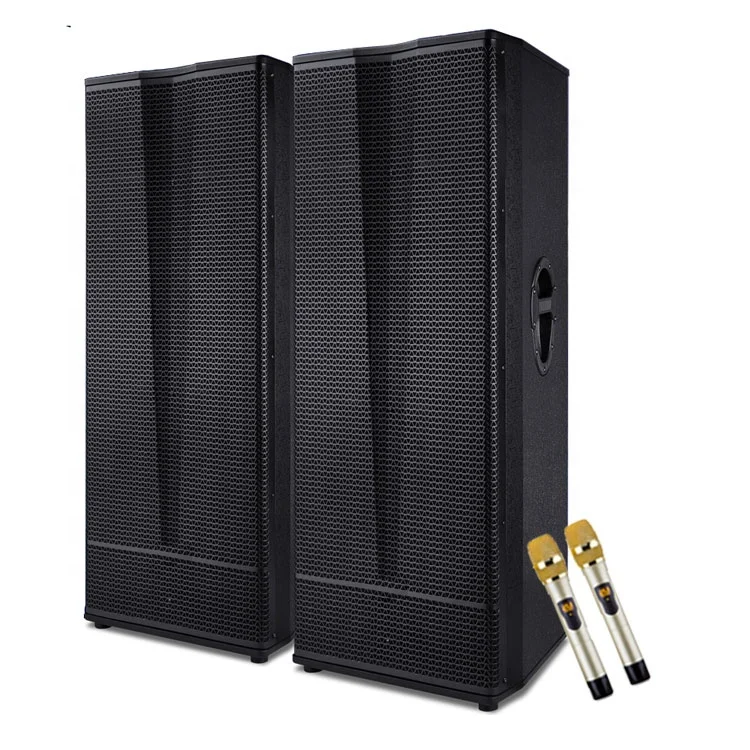 Active Dual 15'' SubWoofer Professional Stage Good Sound Speaker Outdoor System With Wireless Microphone And Mixing Console, Black
Active Dual 15'' SubWoofer Professional Stage Good Sound Speaker Outdoor System With Wireless Microphone And Mixing Console, Black