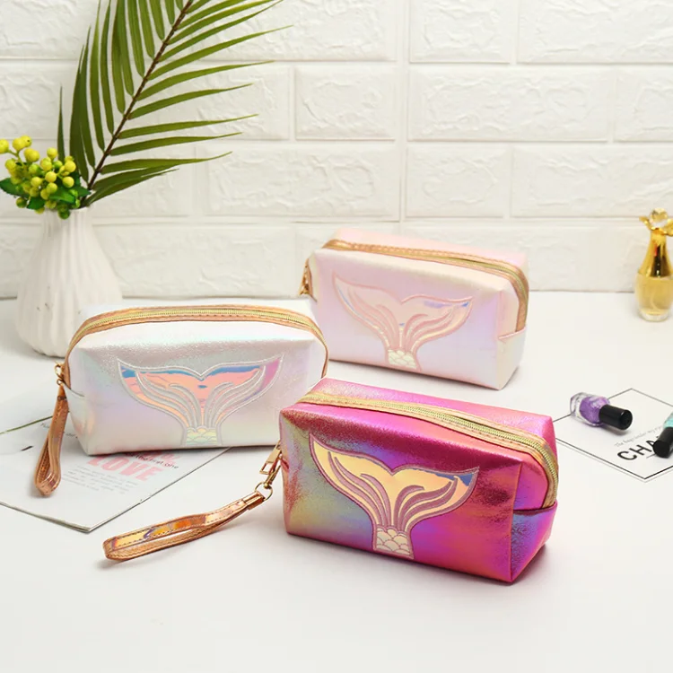 Travel Makeup Case Make Up Bag Portable Pouch Cosmetic Bag Makeup Bag Colorful Mermaid tail Organize Bags Large Storage, Pink,white,green 
Travel Makeup Case Make Up Bag Portable Pouch Cosmetic Bag Makeup Bag Colorful Mermaid tail Organize Bags Large Storage, Pink,white,green