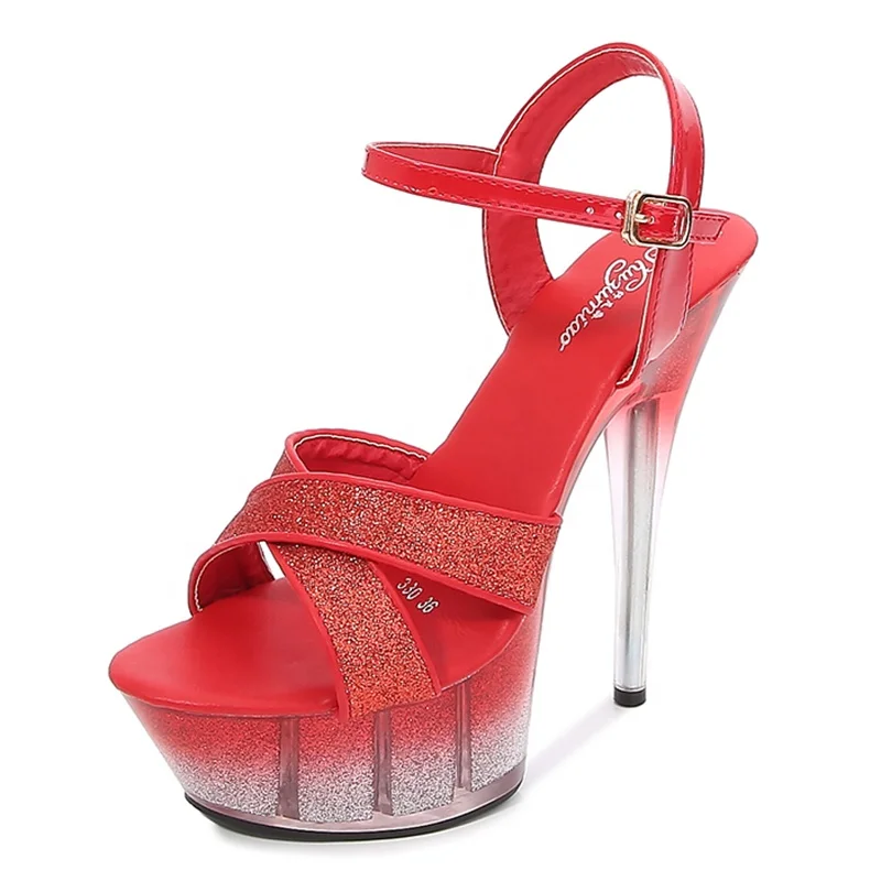 New 15cm slim heel exotic dancewear women's head crystal stripper shoes transparent high heels platform glitter sandals
New 15cm slim heel exotic dancewear women's head crystal stripper shoes transparent high heels platform glitter sandals