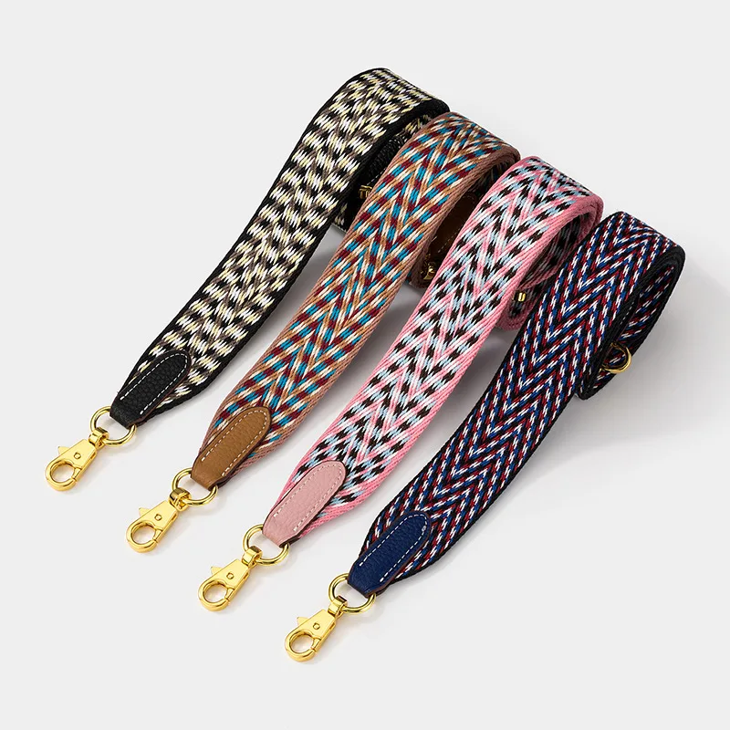 3.8cm Wide Webbing Charm Luxury Bag Woven Belt Ladies Crossbody Bags Shoulder Custom Bag Straps 2022
3.8cm Wide Webbing Charm Luxury Bag Woven Belt Ladies Crossbody Bags Shoulder Custom Bag Straps 2022