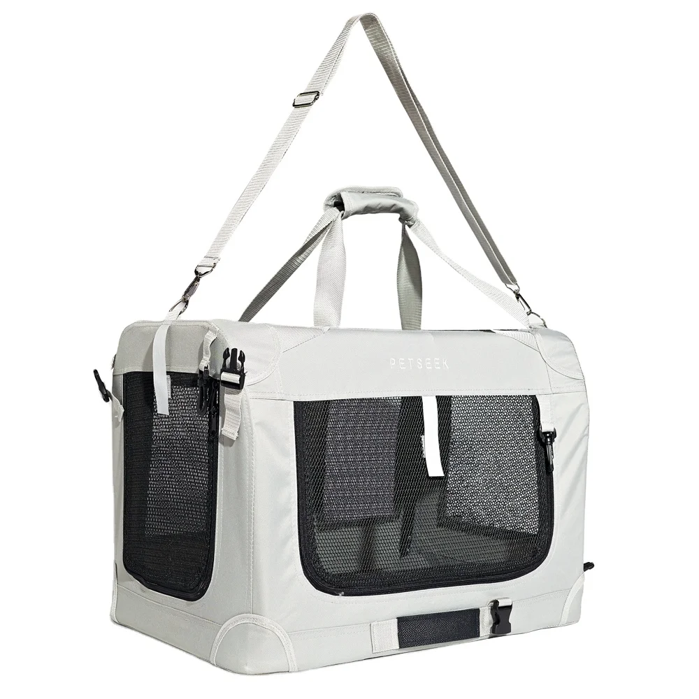 Petseek Extra Large Cat Dog Bag Soft animal Cages Carriers For Small Medium Dog, Navy & grey with stock
Petseek Extra Large Cat Dog Bag Soft animal Cages Carriers For Small Medium Dog, Navy & grey with stock