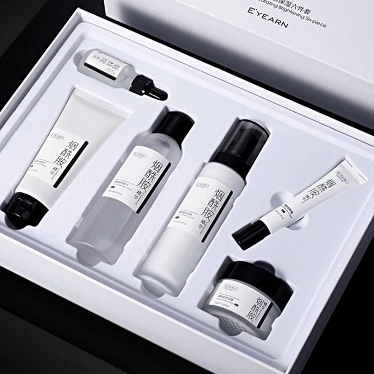 Factory Supplier Niacinamide Six-Piece Korean Skin Care Set Moisturizing Cosmetics Facial Care Set
Factory Supplier Niacinamide Six-Piece Korean Skin Care Set Moisturizing Cosmetics Facial Care Set