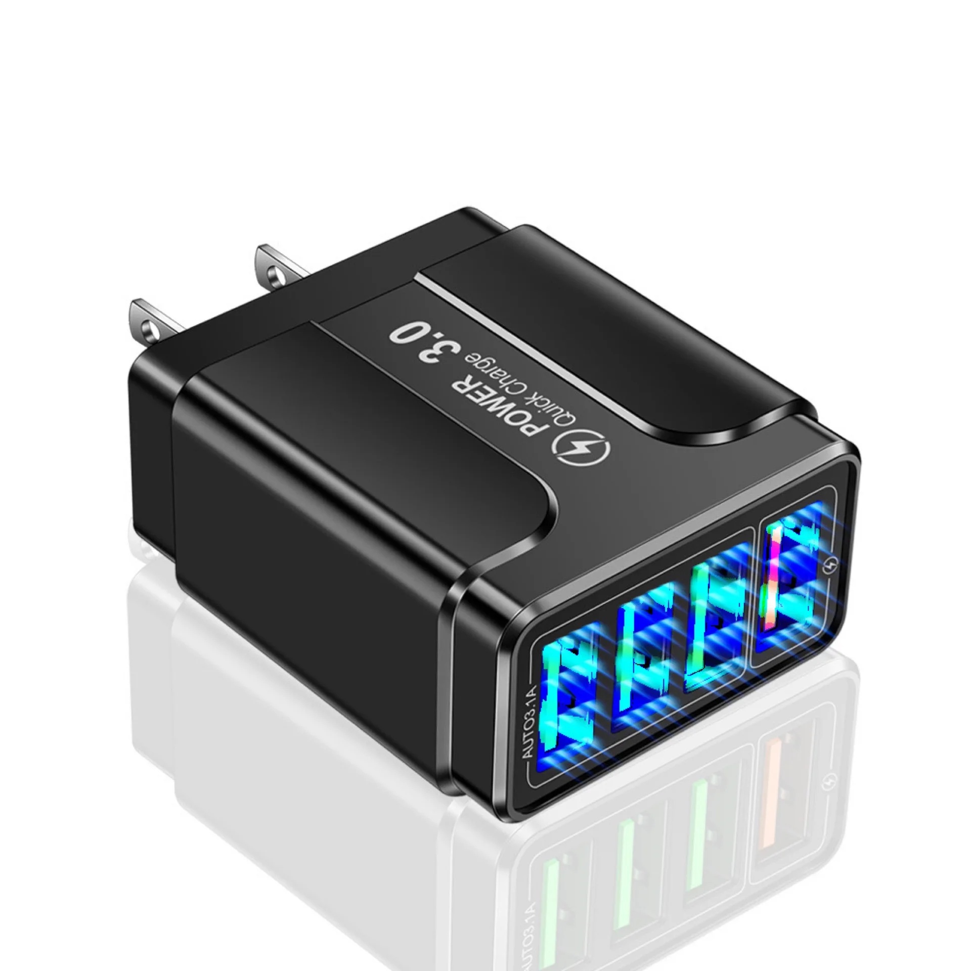 4 Ports USB Charger Quick Charge 3.0 Fast Charging for Xiaomi Mi Note 10 Pro Tablet Portable EU Plug Wall Mobile Charger Adapter, Black, white
4 Ports USB Charger Quick Charge 3.0 Fast Charging for Xiaomi Mi Note 10 Pro Tablet Portable EU Plug Wall Mobile Charger Adapter, Black, white