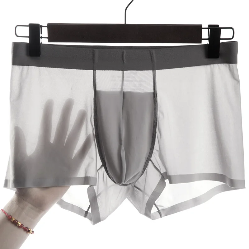 Superfine ice Silk Anti-bacterial Men's Underwear 3D Cutting Men's Seamless Boxer Briefs Shorts
Superfine ice Silk Anti-bacterial Men's Underwear 3D Cutting Men's Seamless Boxer Briefs Shorts