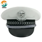 custom made fast production high quality Military Navy peak cap with customized logo