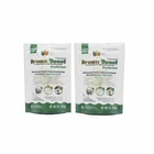 customized logo print plastic aluminum foil zip lock smell proof food packaging bag