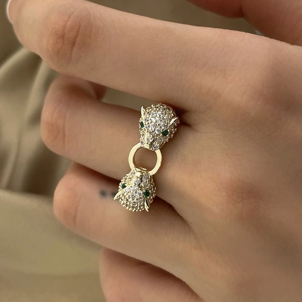 leopard gold ring diamond ring sexy jewelry for women
leopard gold ring diamond ring sexy jewelry for women