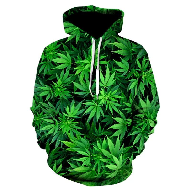 Designer Hoodie Men Clothes Sweatshirt 3D Printed Green Leaf Men Harajuku Casual Funny Hoodie Tops High Quality Drop Shipped, Customized color
Designer Hoodie Men Clothes Sweatshirt 3D Printed Green Leaf Men Harajuku Casual Funny Hoodie Tops High Quality Drop Shipped, Customized color