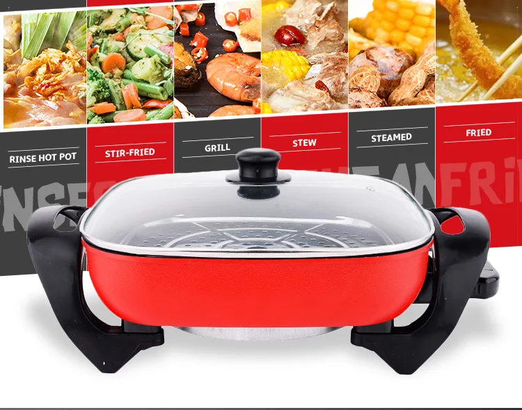 Hot Sell Stainless Steel Hot Pot Best Price Superior Quality Electric Frying Pan