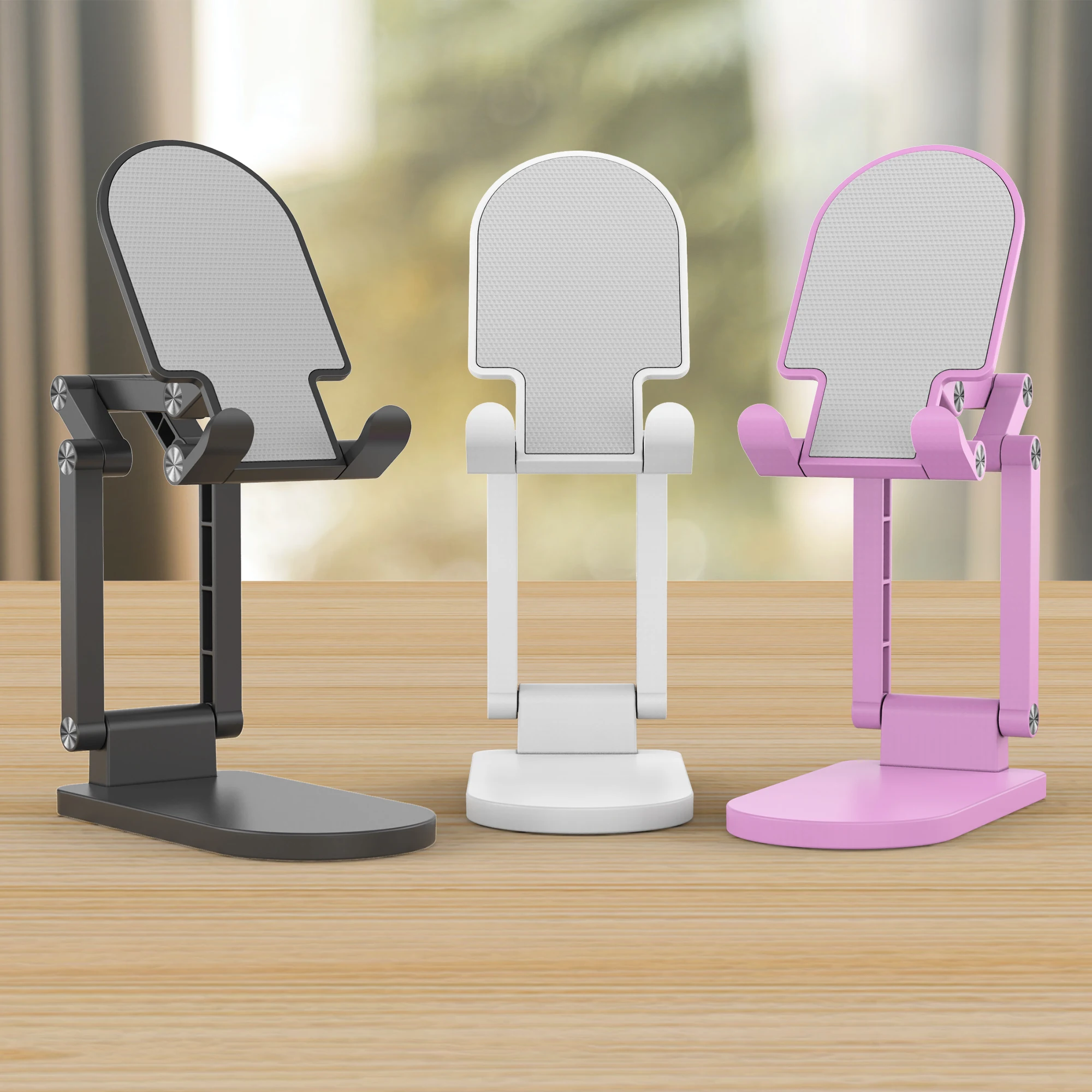 Aluminum Alloy Mobile Desktop Stand Adjustable Foldable Portable Desktop Phone Stand Phone holder
Aluminum Alloy Mobile Desktop Stand Adjustable Foldable Portable Desktop Phone Stand Phone holder