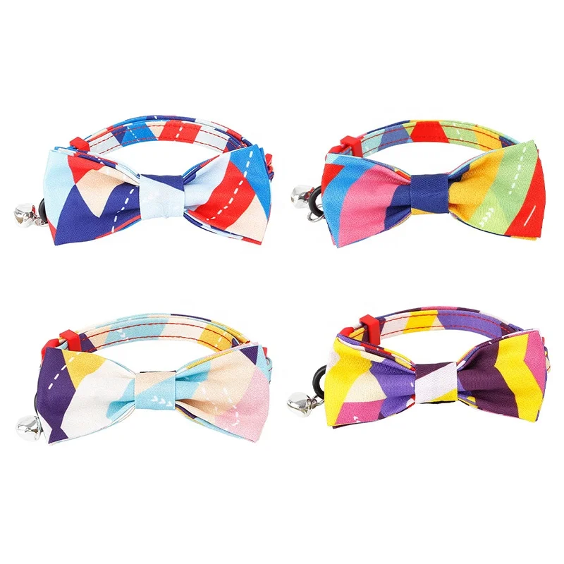 Hot Four Seasons Cotton Bowknot Tie Cat Tie Dog Collars And Leash Pet Collars For Sale, Blue and green and purple and colorful
Hot Four Seasons Cotton Bowknot Tie Cat Tie Dog Collars And Leash Pet Collars For Sale, Blue and green and purple and colorful