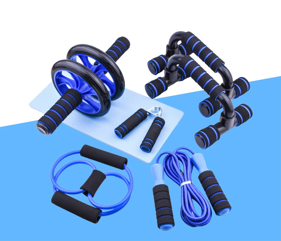 6 Pcs Fitness Set Abdominal Wheel Indoor Sports Products Push-up Bracket AB Wheel Multifunctional Fitness Equipment Home
6 Pcs Fitness Set Abdominal Wheel Indoor Sports Products Push-up Bracket AB Wheel Multifunctional Fitness Equipment Home