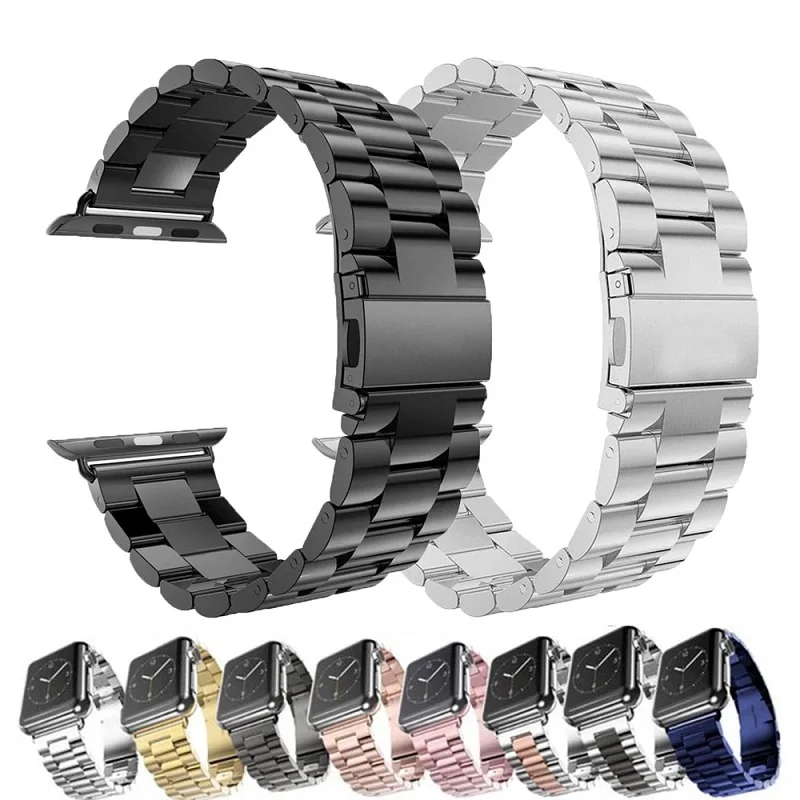 Classical Lock with Adapter Stainless Steel Strap for Apple Smart Watch Adjustable Bands 22mm Metal Watch Straps, 9 colors
Classical Lock with Adapter Stainless Steel Strap for Apple Smart Watch Adjustable Bands 22mm Metal Watch Straps, 9 colors