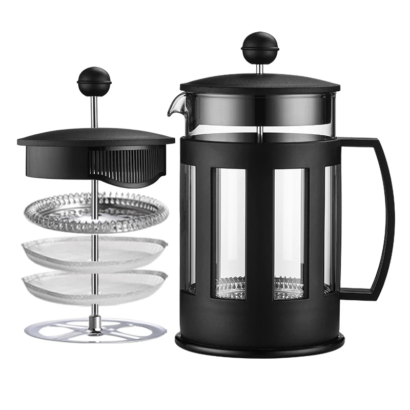 Hot Sale Customized 800ml Stainless Steel French Press Coffee Plunger For Household Thicken French Press
Hot Sale Customized 800ml Stainless Steel French Press Coffee Plunger For Household Thicken French Press