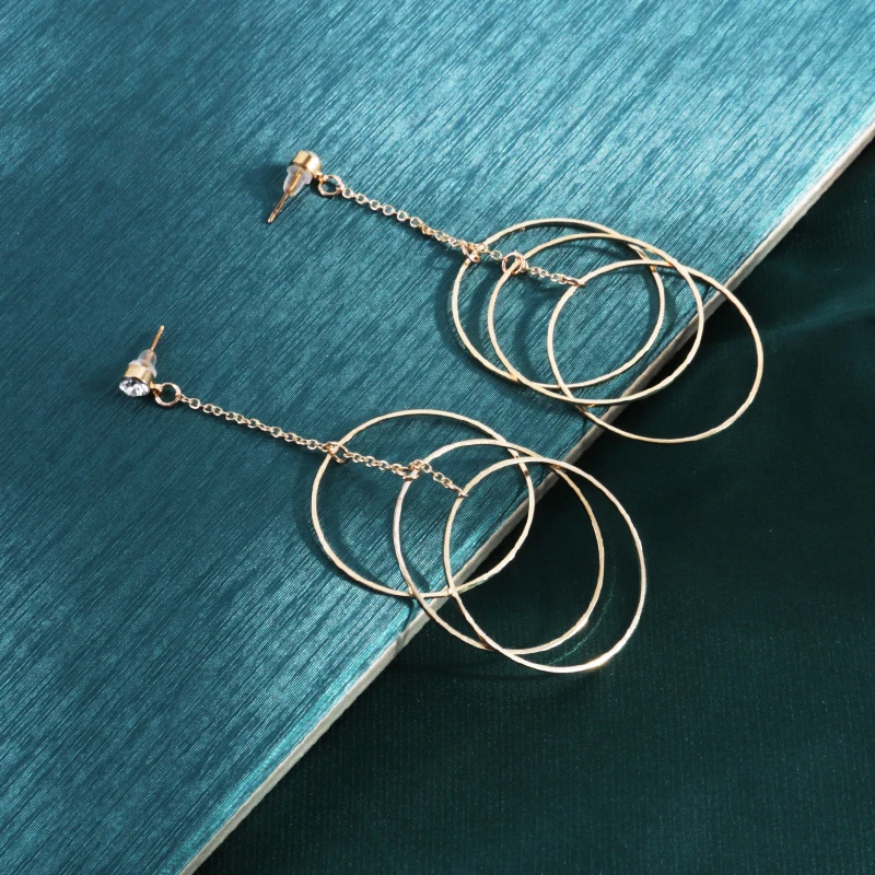 925 Silver Needle European And American Retro Simple Style Earrings Fashion Personality Earrings, As picture
925 Silver Needle European And American Retro Simple Style Earrings Fashion Personality Earrings, As picture