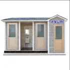 Portable toilet outdoor public toilet movable public aqua toilet