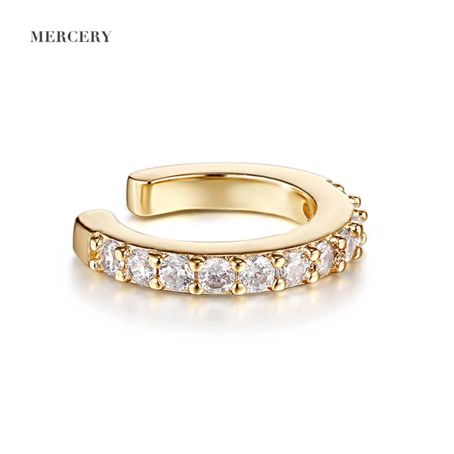 Mercery Gold Plated Jewelry 14K Gold Earring Woman CZ ZIRCON 10K 18K Fashion Gold Earrings Cuff
Mercery Gold Plated Jewelry 14K Gold Earring Woman CZ ZIRCON 10K 18K Fashion Gold Earrings Cuff