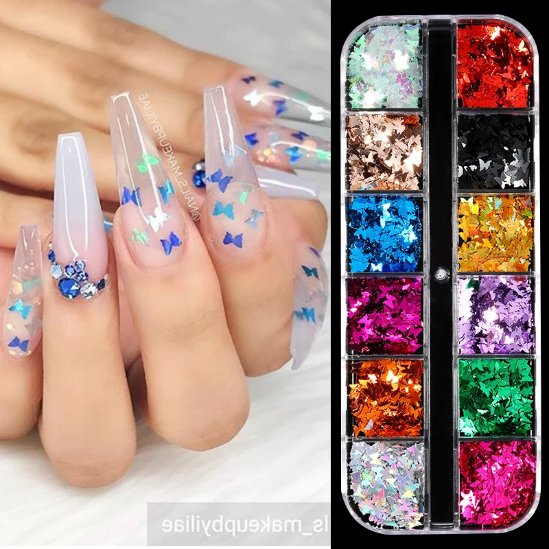 Wholesale Luxury 3d Laser Butterflies Nail Decals Adhesive Butterfly Nail Art Decoration Nail Sticker, Christmas
Wholesale Luxury 3d Laser Butterflies Nail Decals Adhesive Butterfly Nail Art Decoration Nail Sticker, Christmas