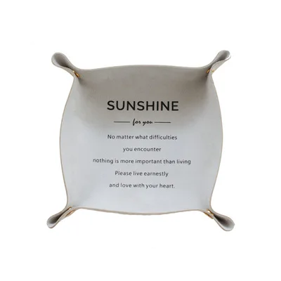 PU storage tray eco-friendly synthetic artificial leather material advanced home luxury storage tools for sundries
PU storage tray eco-friendly synthetic artificial leather material advanced home luxury storage tools for sundries