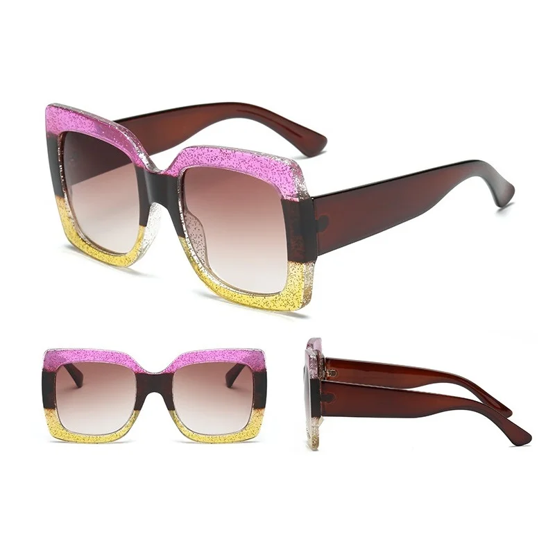 2021 Fashion Brand Designer Contrast Color Big Frame Oversized Sun Glasses Gradient Color Fashion Sunglasses for Men Women
2021 Fashion Brand Designer Contrast Color Big Frame Oversized Sun Glasses Gradient Color Fashion Sunglasses for Men Women