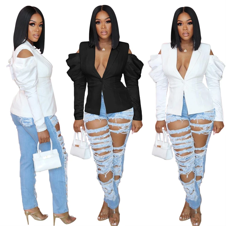 ONLY High Quality Sexy Hollow Out Deep V Neck Woman Tops Fashionable Coat Ladies Blouses Coats
ONLY High Quality Sexy Hollow Out Deep V Neck Woman Tops Fashionable Coat Ladies Blouses Coats