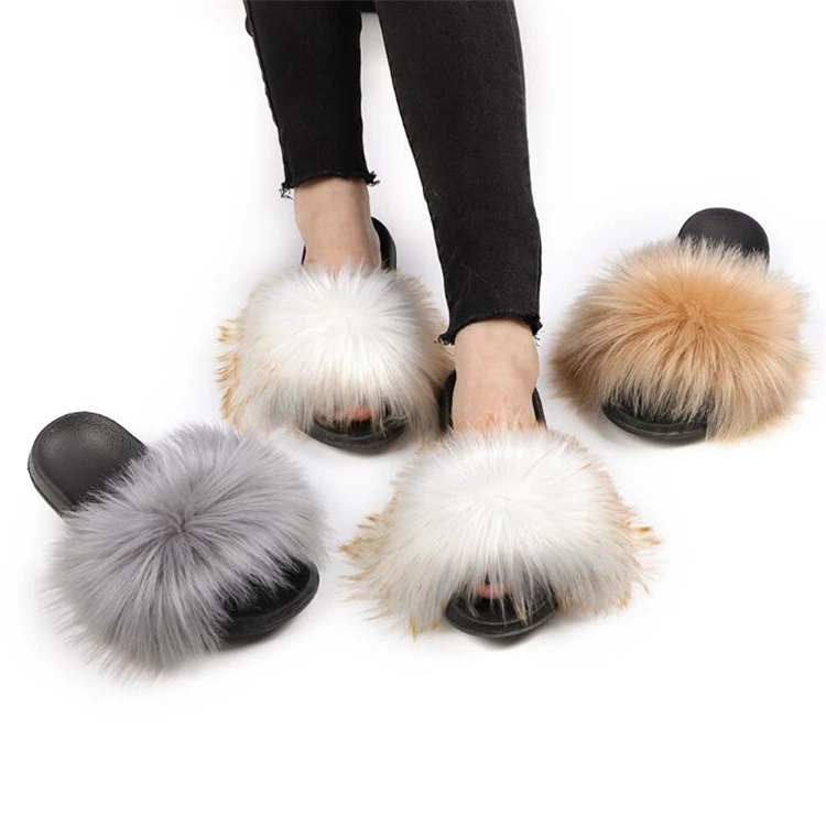 High Quality EVA Hot Pink Faux Fur Slides Real Fluffy Slippers Women 2021 Summer Bedroom Furry Shoes Designer Sandals With Fur, As pictures or customized colors
High Quality EVA Hot Pink Faux Fur Slides Real Fluffy Slippers Women 2021 Summer Bedroom Furry Shoes Designer Sandals With Fur, As pictures or customized colors
