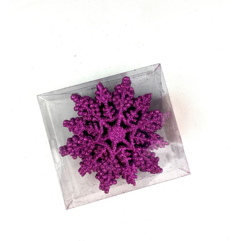 Snowflake Ornaments Xmas Tree Decorations Glitter Plastic Purple Christmas Party Decoation Christmas Pendant 50 Sets Welcom OEM
Snowflake Ornaments Xmas Tree Decorations Glitter Plastic Purple Christmas Party Decoation Christmas Pendant 50 Sets Welcom OEM