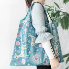 Promotion Extra Large Eco Nylon Polyester Reusable Foldable Shopping Bag Folded Grocery Carry Bag