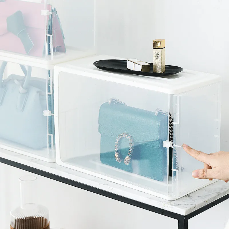 2020 New Style High Quality Clear Foldable Folding Plastic Handbag Storage Box for Display
2020 New Style High Quality Clear Foldable Folding Plastic Handbag Storage Box for Display