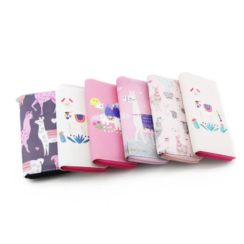 Cute Cartoon Alpaca PU Leather Zipper Long Student Female Clutch Bag Coin Purse Casual Wallet
Cute Cartoon Alpaca PU Leather Zipper Long Student Female Clutch Bag Coin Purse Casual Wallet