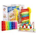 Wholesale educational wooden math counting toys for preschool kids