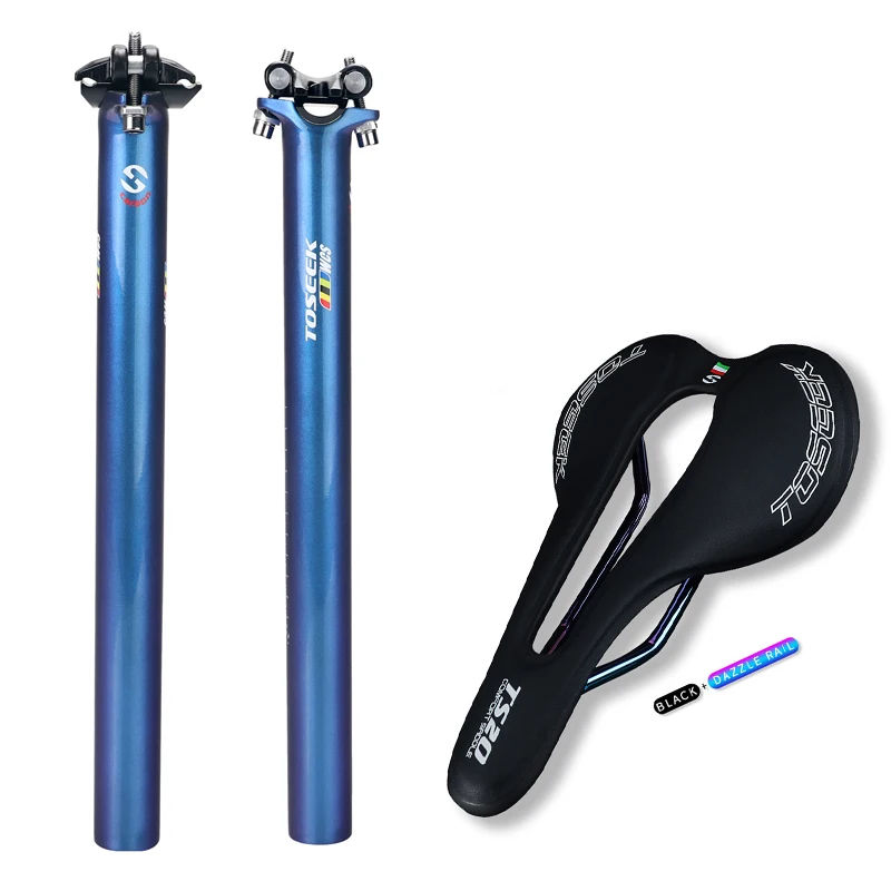 2021 Hot Toseek colour 27.2/30.8/31.6mm Mtb Seatpost Offset 0mm+ Black Color Bow Cushion Road Bike Bicycl Saddle Seat post, Blue to purple
2021 Hot Toseek colour 27.2/30.8/31.6mm Mtb Seatpost Offset 0mm+ Black Color Bow Cushion Road Bike Bicycl Saddle Seat post, Blue to purple