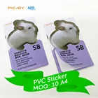 PVC stickers custom digital printing, die cut vinyl stickers