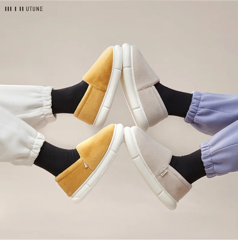 UTUNE Winter Plush Slippers Women Indoor Heel Wrap Men Shoes EVA Anti-slip Thick Sole Platform Shoes Warm Women Slipper Men
UTUNE Winter Plush Slippers Women Indoor Heel Wrap Men Shoes EVA Anti-slip Thick Sole Platform Shoes Warm Women Slipper Men
