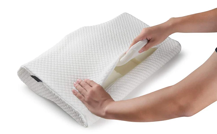 Correct cervical pillow neck care pillows slow rebound foam cervical pillow in bedding cervical health