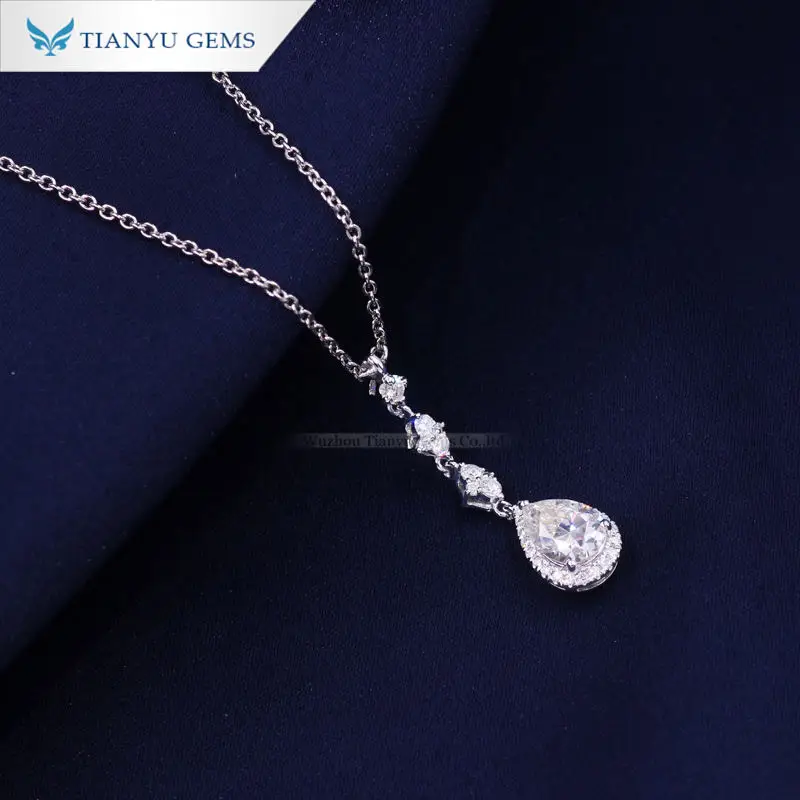 Tianyu fine jewelry women link chain choker 925 sterling silver rose gold plated pear cut moissanite y pendant necklace
Tianyu fine jewelry women link chain choker 925 sterling silver rose gold plated pear cut moissanite y pendant necklace