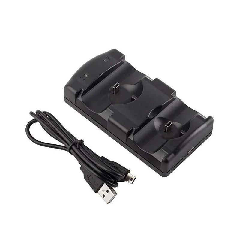 For PS3 Controller Charger Station PS3 Move With USB Cable 2 Port Charging Dock Station For Joystick Gamepad, Black
For PS3 Controller Charger Station PS3 Move With USB Cable 2 Port Charging Dock Station For Joystick Gamepad, Black