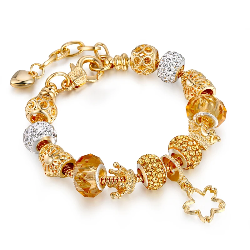 HOVANCI Best Gift Charm Bracelet Austrian Rhinestone Fit Fashion Jewelry Gold Bracelet
HOVANCI Best Gift Charm Bracelet Austrian Rhinestone Fit Fashion Jewelry Gold Bracelet