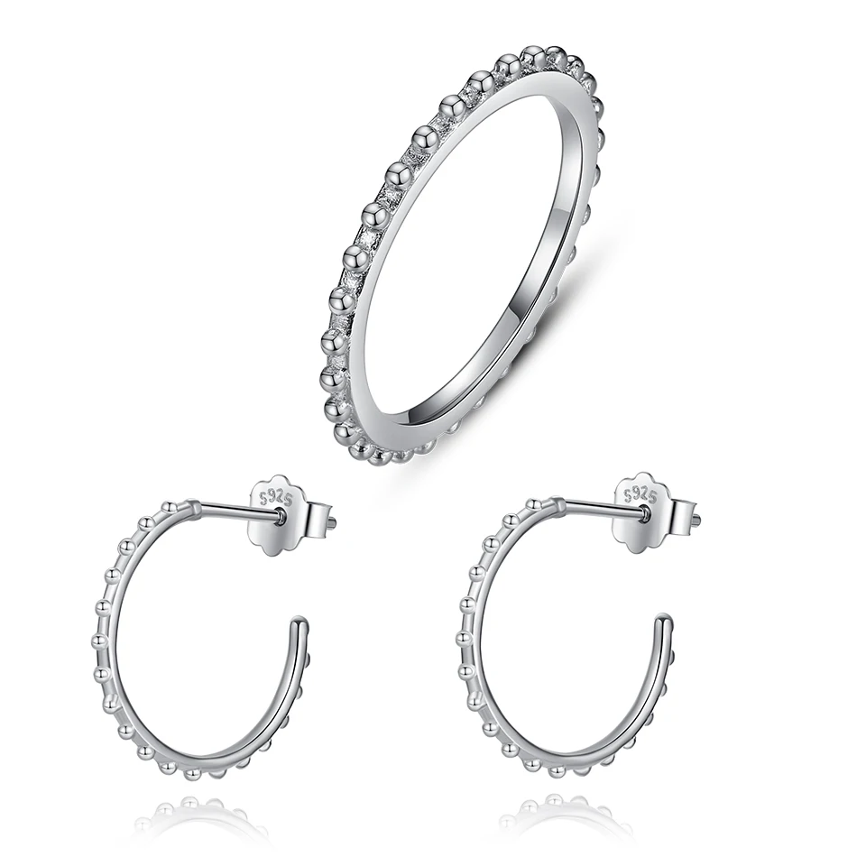 Simple Design 925 sterling Silver Rivet Jewelry Set Women Wedding Earrings ring Jewelry, Picture
Simple Design 925 sterling Silver Rivet Jewelry Set Women Wedding Earrings ring Jewelry, Picture