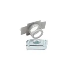 China supplier hard and long base connector parts galvanized channel steel price plastic wing nut