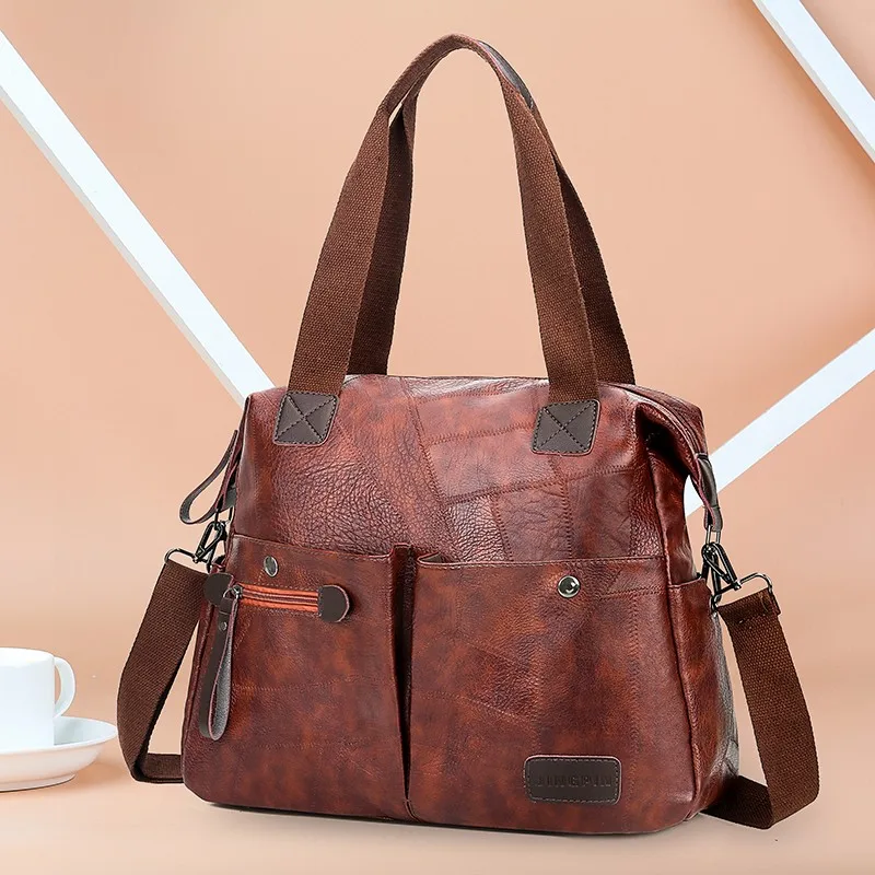 Multi-pocket Casual Large Capacity Women Tote Shoulder Bag women single shoulder bags
Multi-pocket Casual Large Capacity Women Tote Shoulder Bag women single shoulder bags