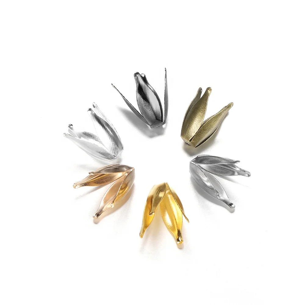 100pcs/bag Wholesale 4 petals long flower beads pendant loose beads torus For DIY Jewelry Making Necklace Earring, Silver
100pcs/bag Wholesale 4 petals long flower beads pendant loose beads torus For DIY Jewelry Making Necklace Earring, Silver