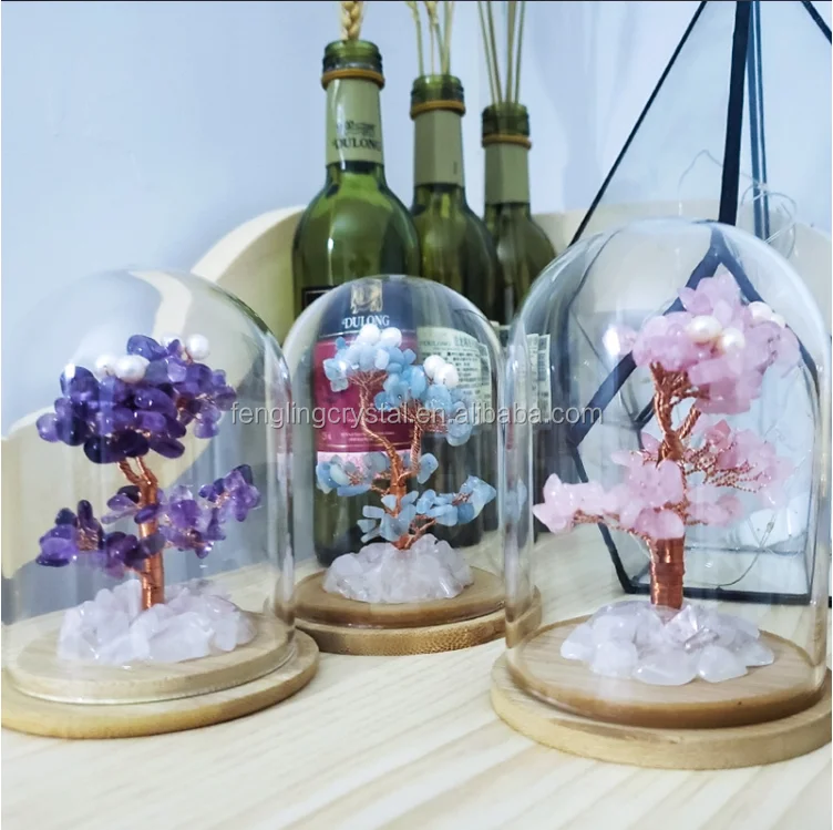 money tree gift natural crystal tree lucky tree for wedding