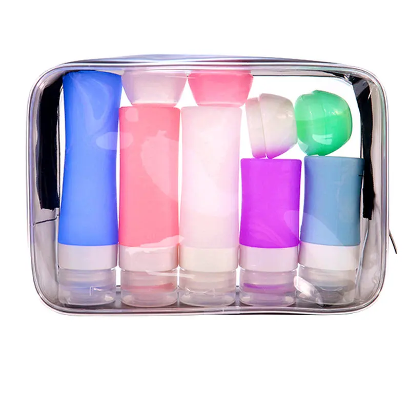Custom bpa free soft refillable silicone travel toiletries empty bottle set kit travel size cosmetic toliet bottles travel set
Custom bpa free soft refillable silicone travel toiletries empty bottle set kit travel size cosmetic toliet bottles travel set