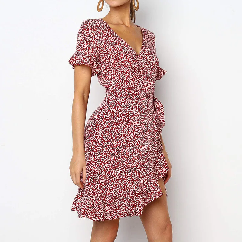 2020 New Arrival summer short sleeve irregular mini V-neck chiffon print belt high waist women ladies mini dresses
2020 New Arrival summer short sleeve irregular mini V-neck chiffon print belt high waist women ladies mini dresses