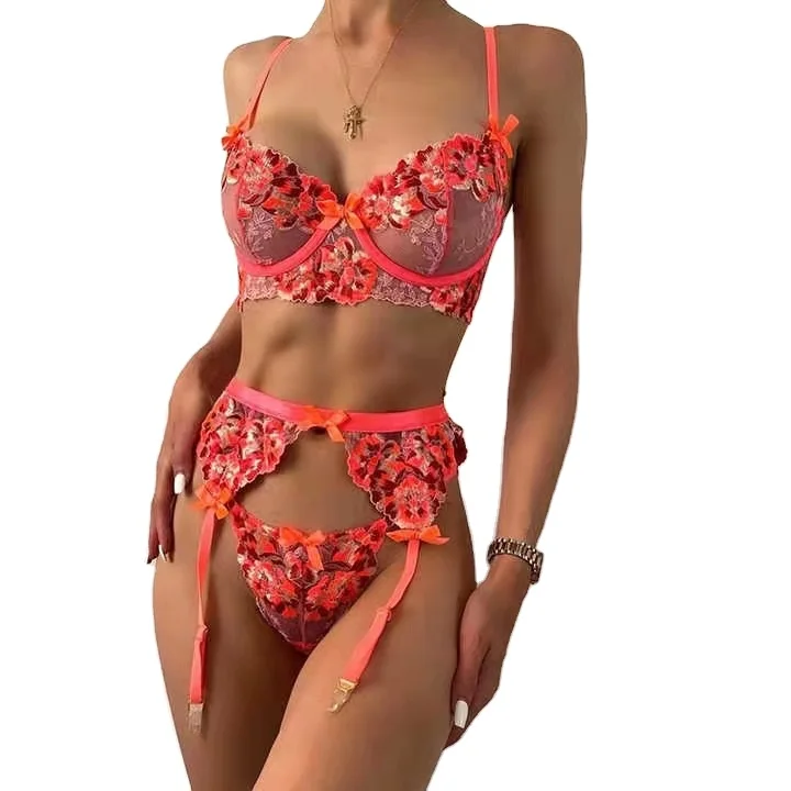 Amazon Hot Sale Sexy Lingerie Underwear Embroidery Womens Lingerie Set Sexy Lingeries
Amazon Hot Sale Sexy Lingerie Underwear Embroidery Womens Lingerie Set Sexy Lingeries
