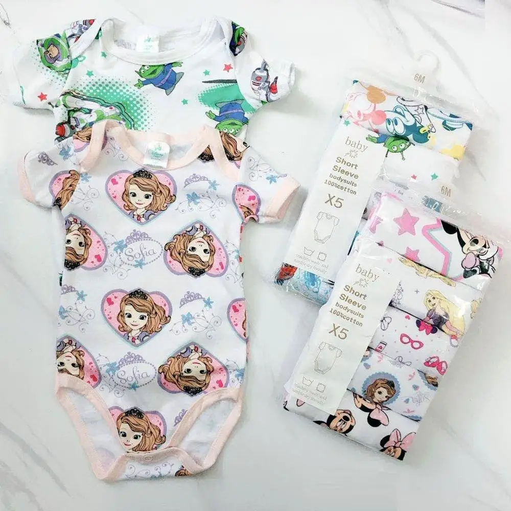 Wholesale 5-pcs Newborn Infant Short Sleeves Set Cotton baby romper set for girls, White,pink
Wholesale 5-pcs Newborn Infant Short Sleeves Set Cotton baby romper set for girls, White,pink